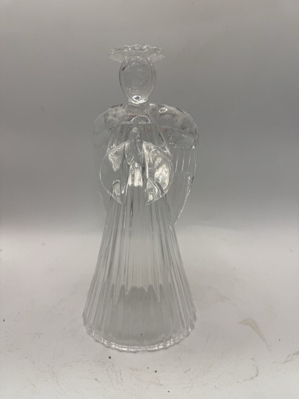 Crystal Angel Candle Holder 7” *